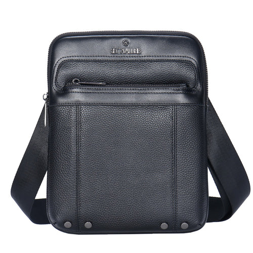 Shoulder Bag for Men - Caspian Pro Model - Genuine Leather