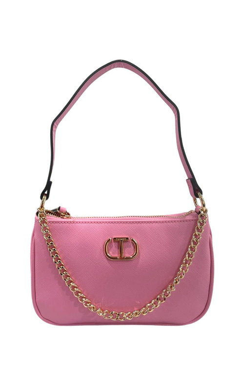 Women's Handbag - Prism Pink Design - 100% Vegan PU Leather