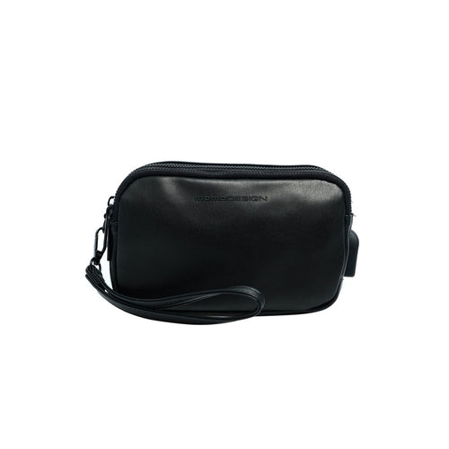 Velour Chic Men's Handbag - 100% Polyurethane