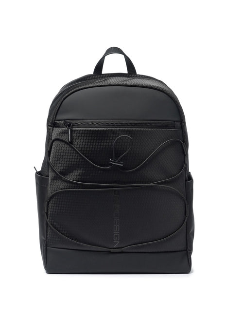 Casual Polyurethane Men's Backpack - Hadron Model - With Zipper