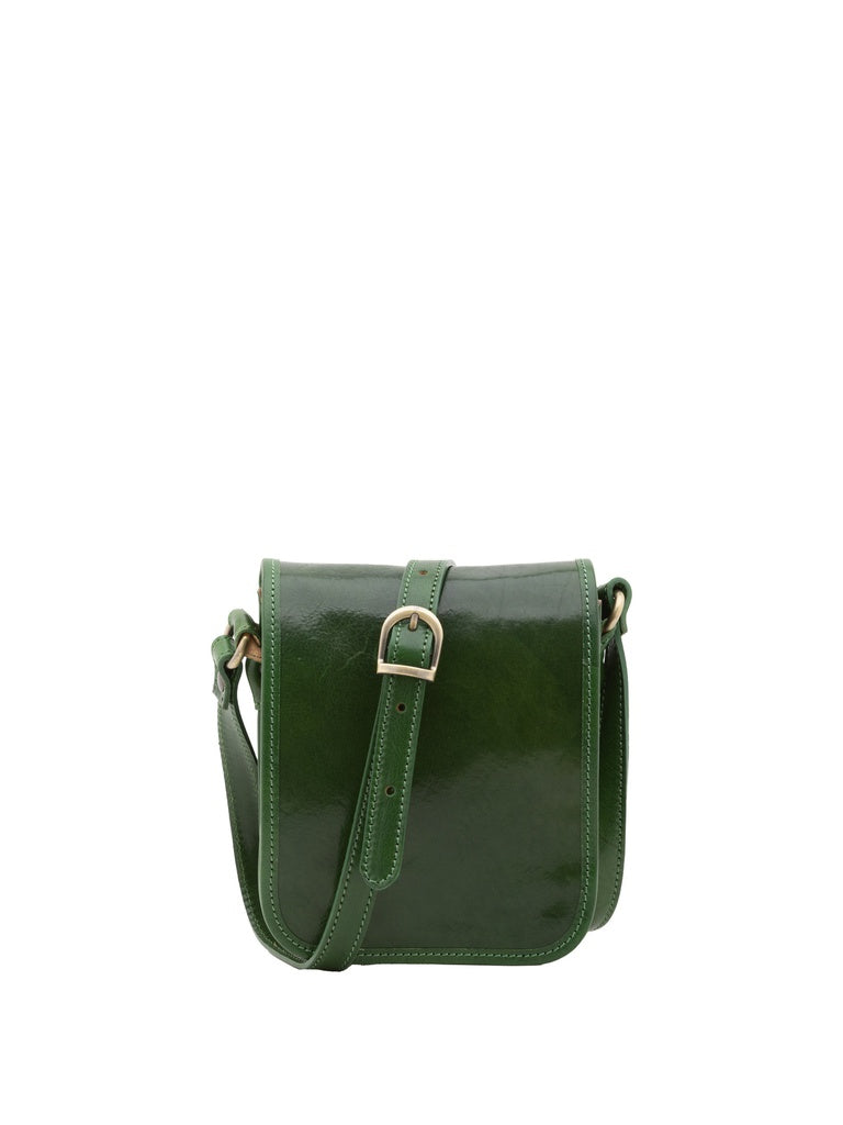 Men's Genuine Leather Shoulder Bag - False Model - Made in Italy