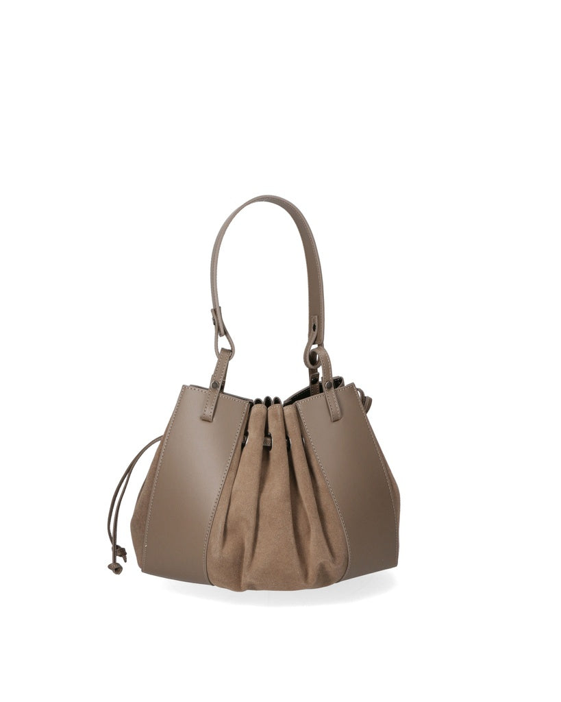 Women's Handbag - Chic Ivy Style - Genuine Leather