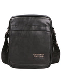 Men's PU Leather Shoulder Bag - Faux Design - Casual