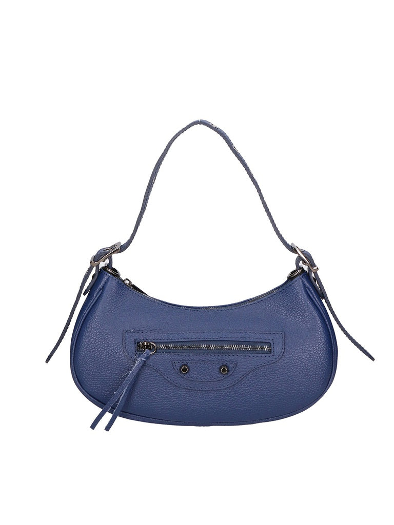 Women's Shoulder Bag - Loredana Model - Genuine Leather
