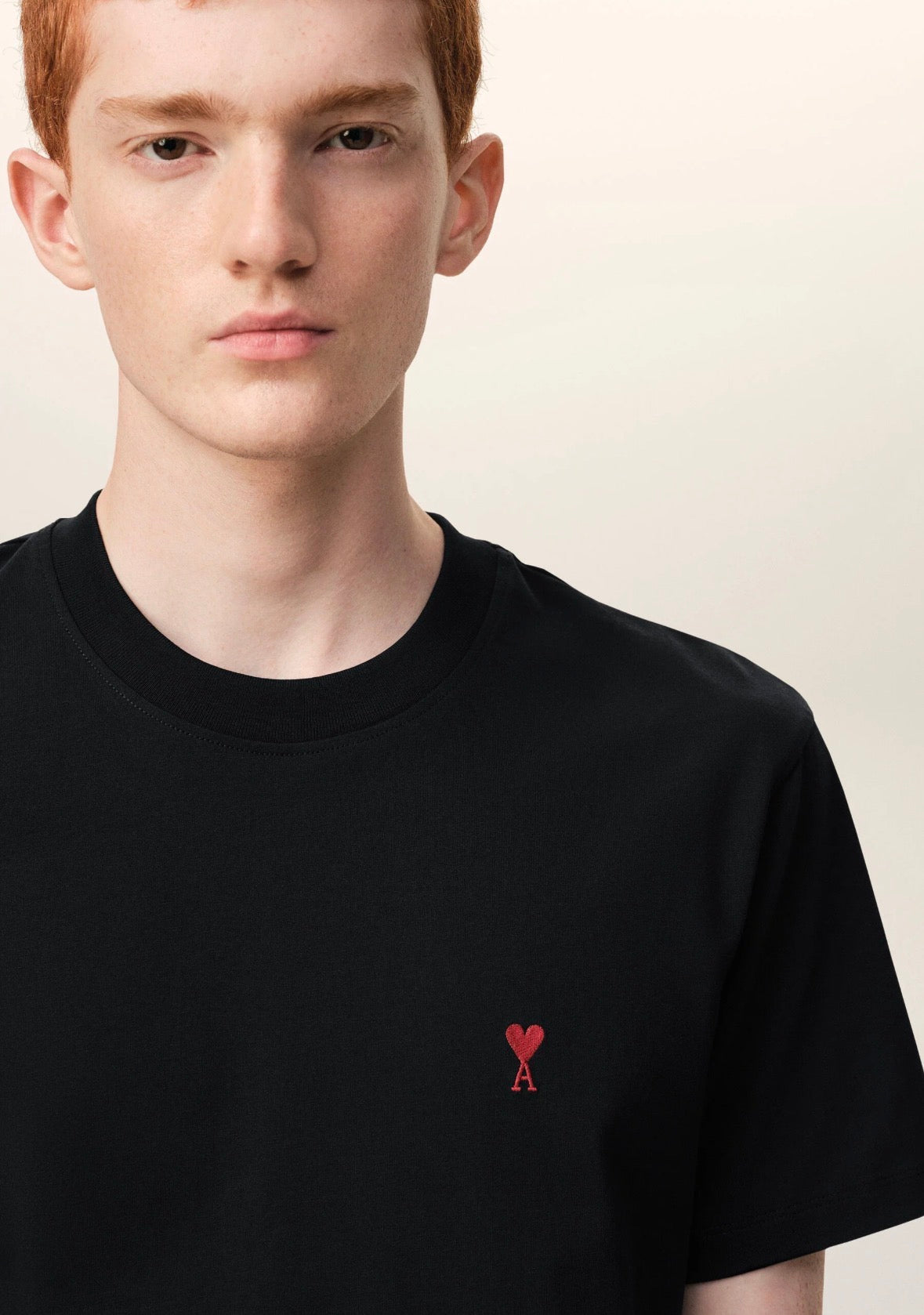 Ami Paris T-Shirt Uomo Nero