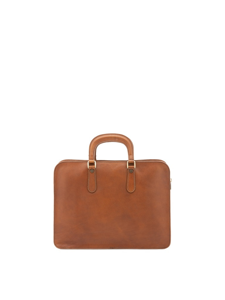 Genuine Leather Unisex Handbag - False Model - Made in Italy