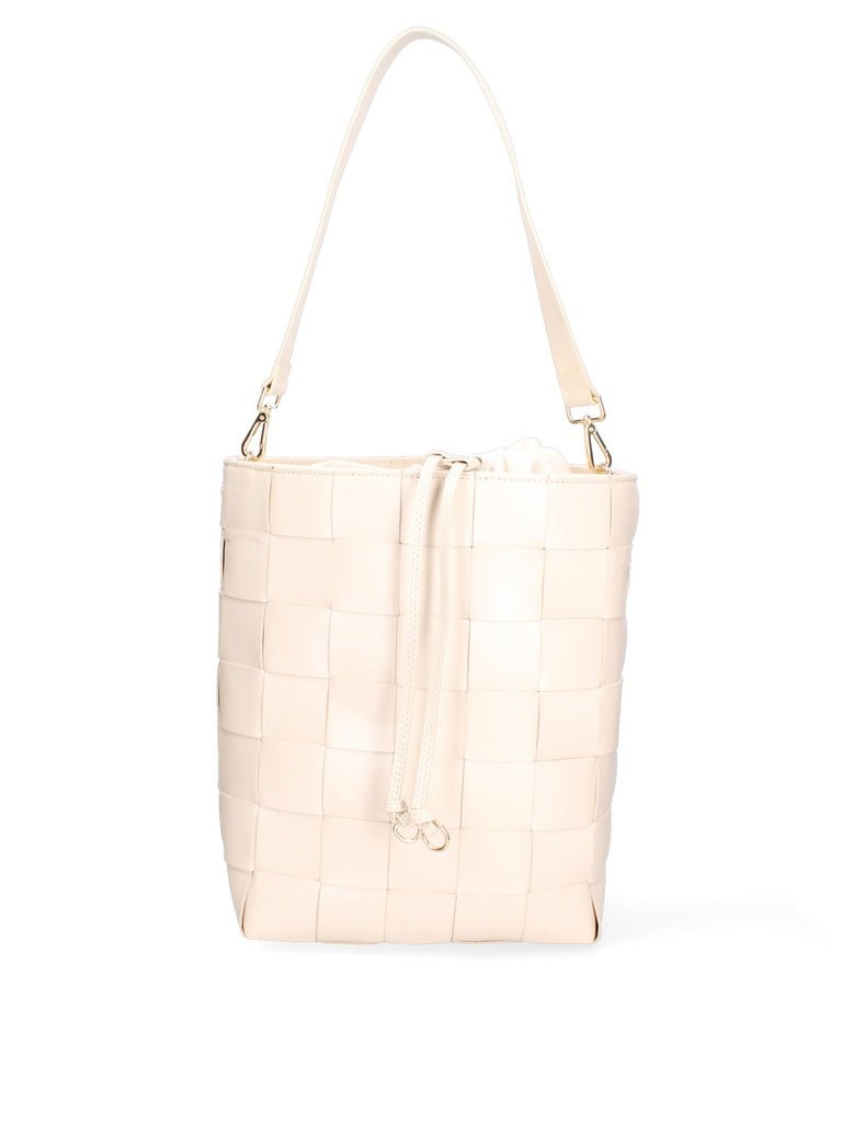 Women's Shoulder Bag - Ivoire Model - Genuine Leather