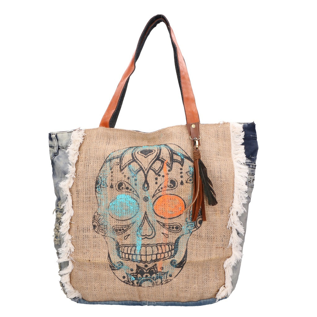 Women's Shoulder Bag - Jennifer Model - Cotton & Denim