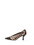 Women's Genuine Leather Heel Shoe - Zelia Nova Model - Casual