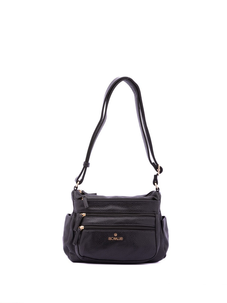 Women's Shoulder Bag - False Design - Faux Leather