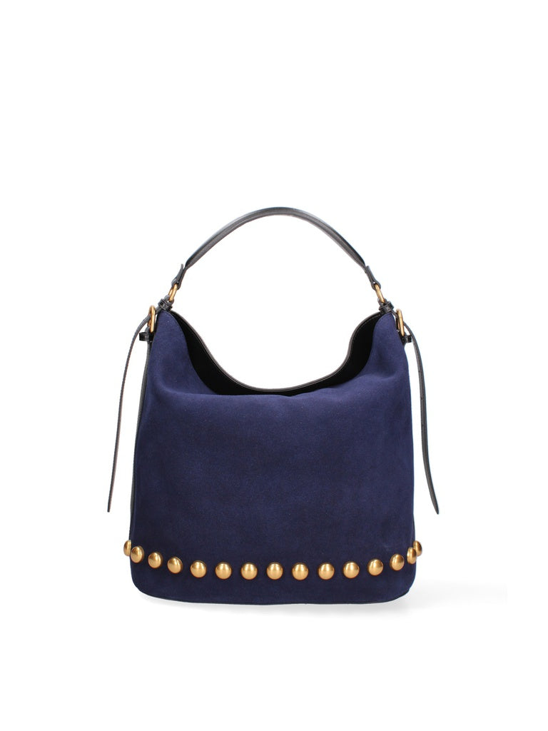 Women's Shoulder Bag - Made in Italy - Seraphina Plus Model - Suede Leather