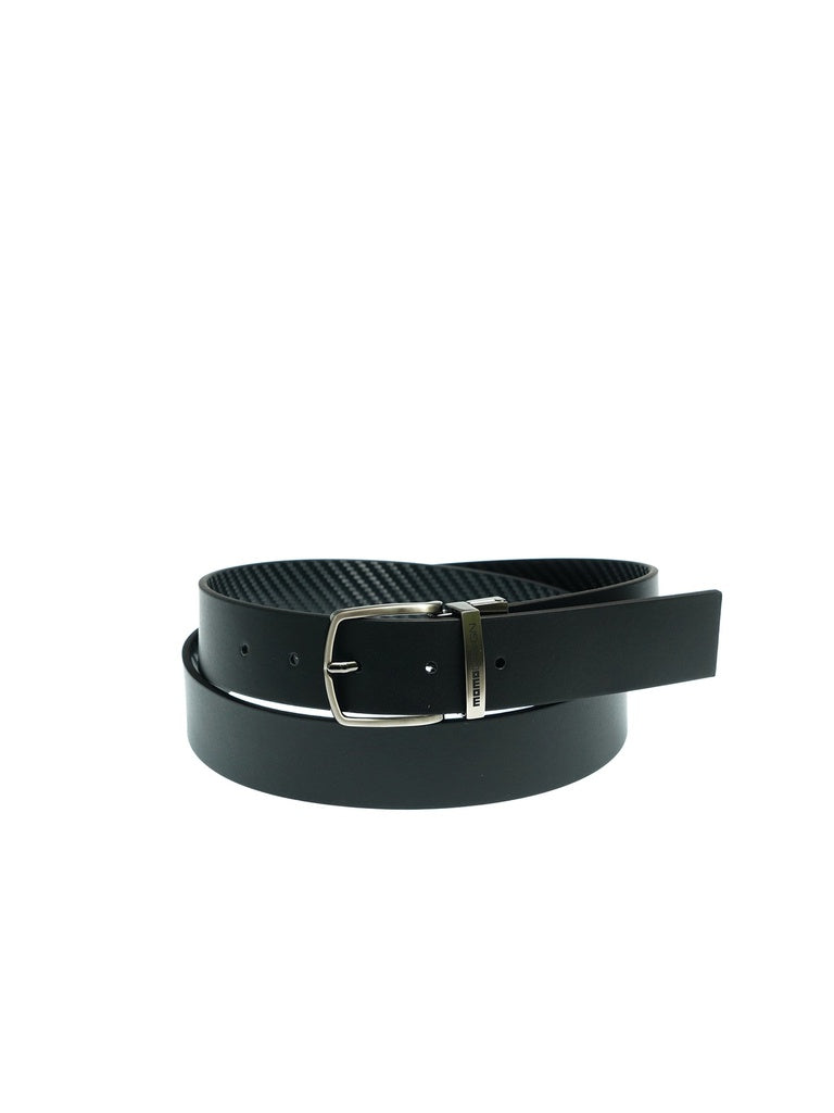 Men's Genuine Leather Belt - Made in Italy - Erebo Lux Model - Buckle