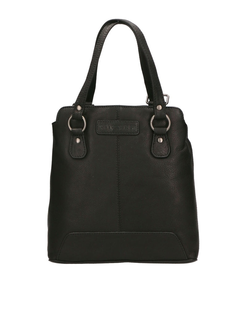 Men's Genuine Leather Shoulder Bag - False Model - Convertible