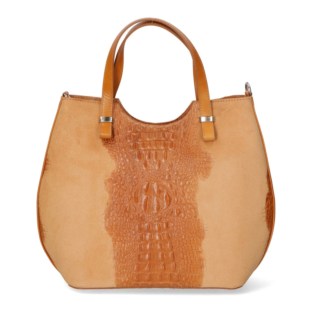 Women's Handbag - Elda Model - Genuine Crocodile Leather