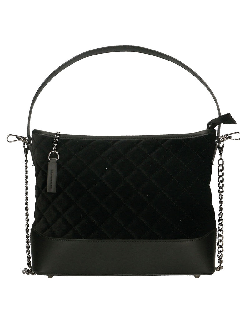Women's Handmade Leather Handbag - Made in Italy - Nocturne Model - Sauvage Leather