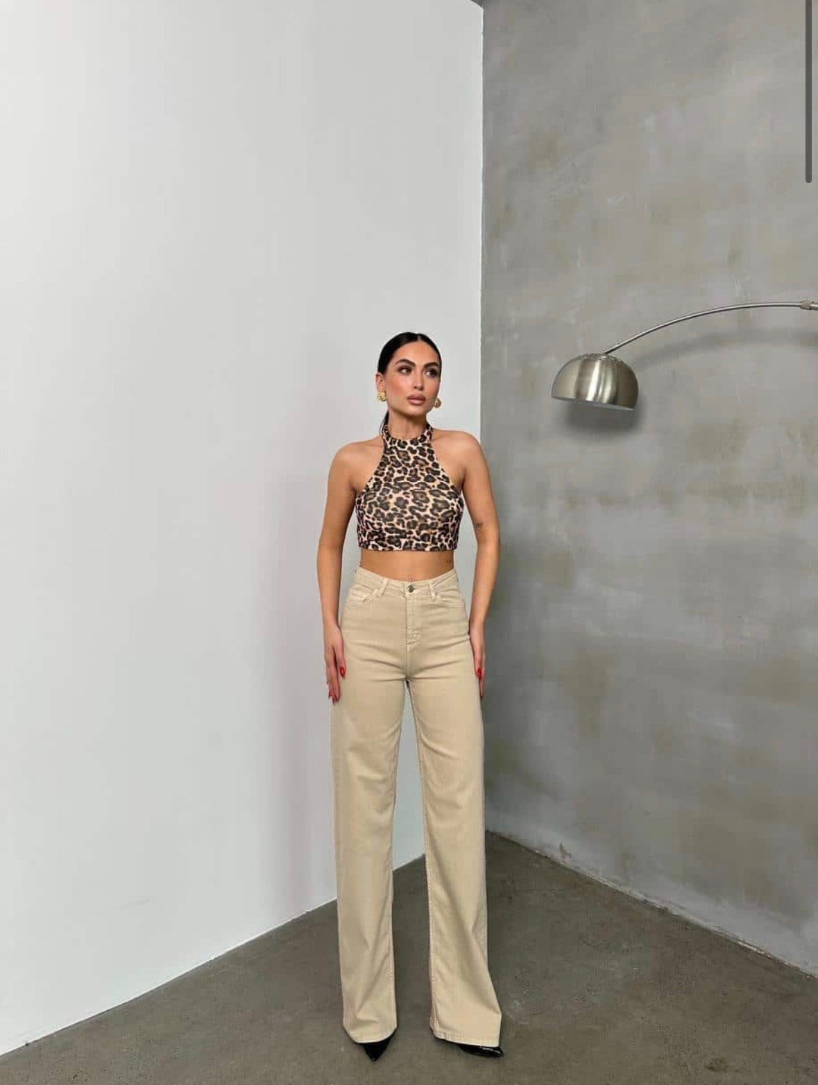 Lonca Jeans Donna Beige