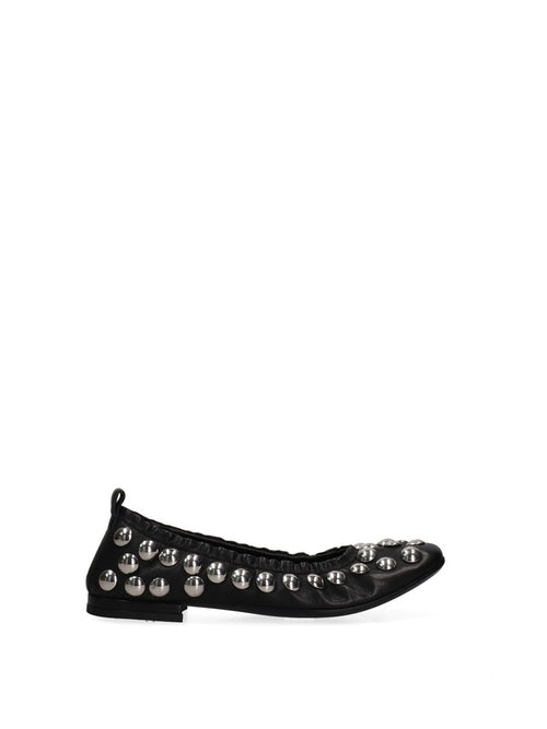 Women's Leather Ballet Flats - Aurelia Plus Model - Casual