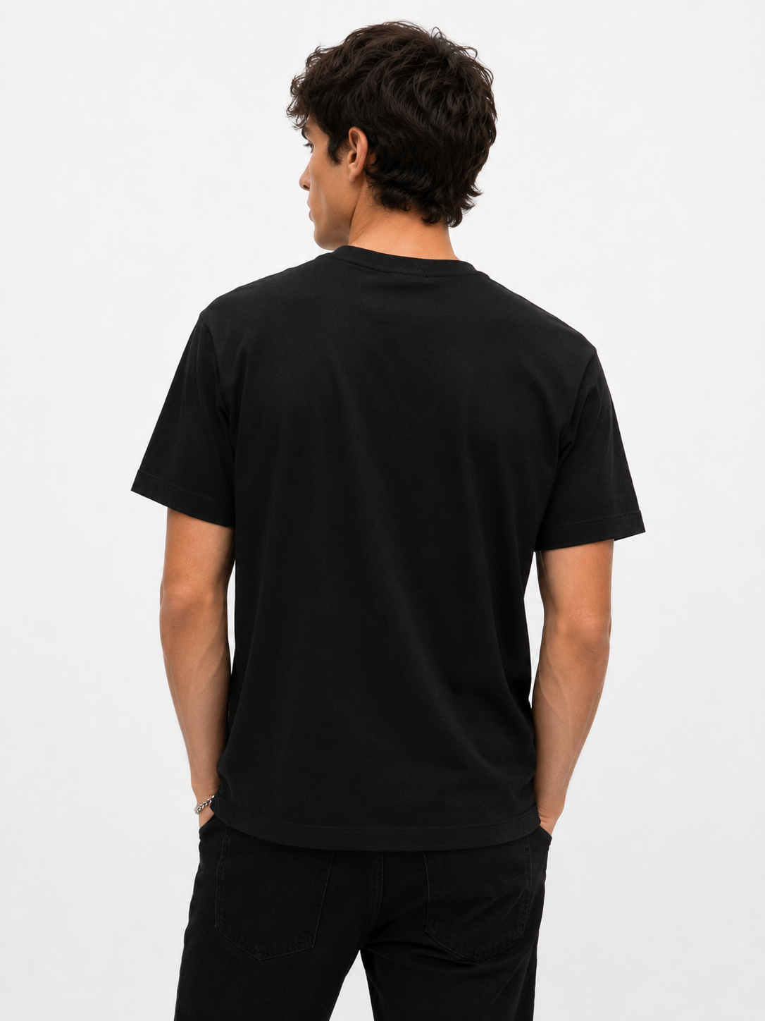 Dsquared2 T-Shirt Uomo Arancione/Nero