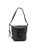 Women's Bucket Bag - False Design - Genuine Leather