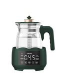 Electric Milk Frother - Plastic & Glass - Unisex - 24-Month Warranty