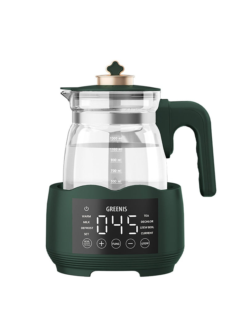 Electric Milk Frother - Plastic & Glass - Unisex - 24-Month Warranty