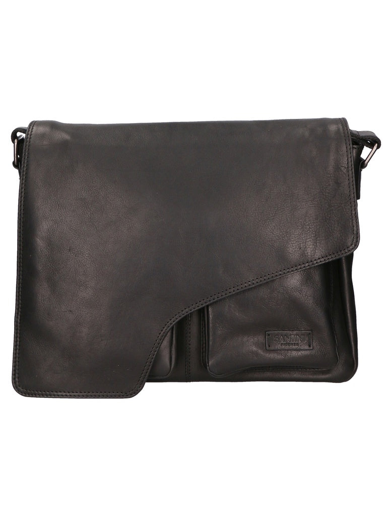 Genuine Leather Unisex Handbag - Ombra Ultra Model - Casual