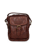 Men's Sling Bag - False Model - Genuine Calf Leather