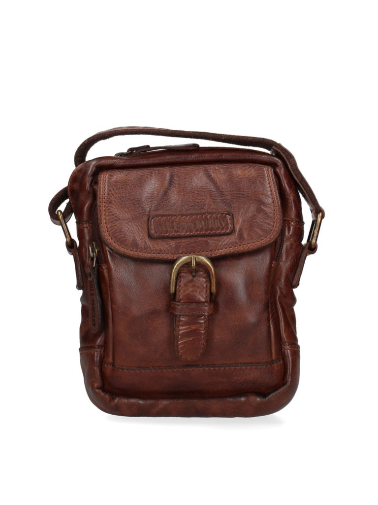 Men's Sling Bag - False Model - Genuine Calf Leather