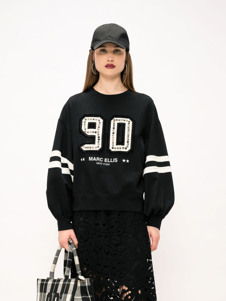 Women's Sweatshirt Made in Italy - Embera Model - 95% Cotton