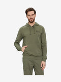 EA7 Felpa Uomo Nero Cotone