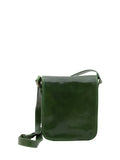 Men's Genuine Leather Shoulder Bag - False Model - Made in Italy