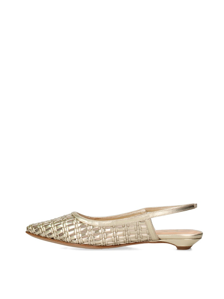 Women's Leather Heel Shoe - Solara Elite Model - Casual