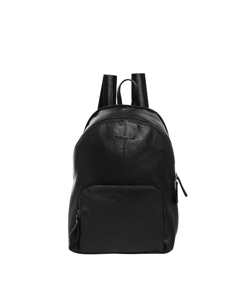 Men's Genuine Leather Backpack - Made in Italy - Neroalto - 70% Cotton