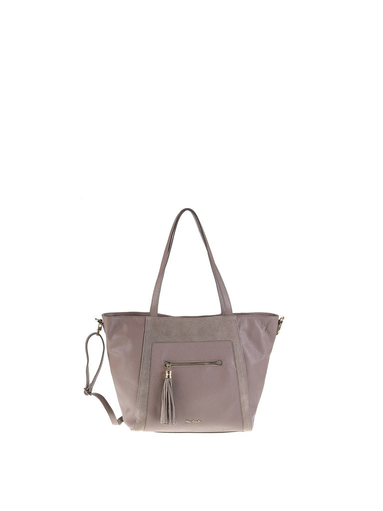 Women's Handmade Leather Handbag - Made in Italy - Erisia Plus Model - 100% Leather