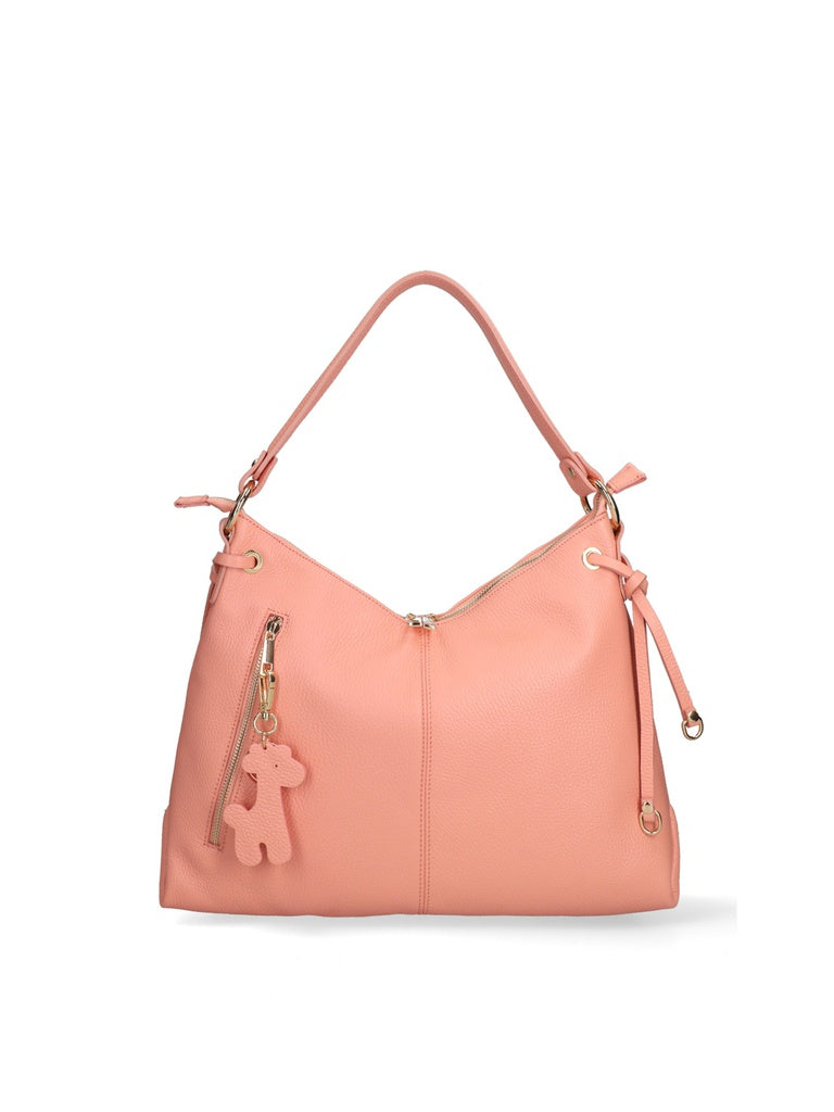 Women's Handmade Leather Handbag - Made in Italy - Eolia Pro Model - 100% Leather