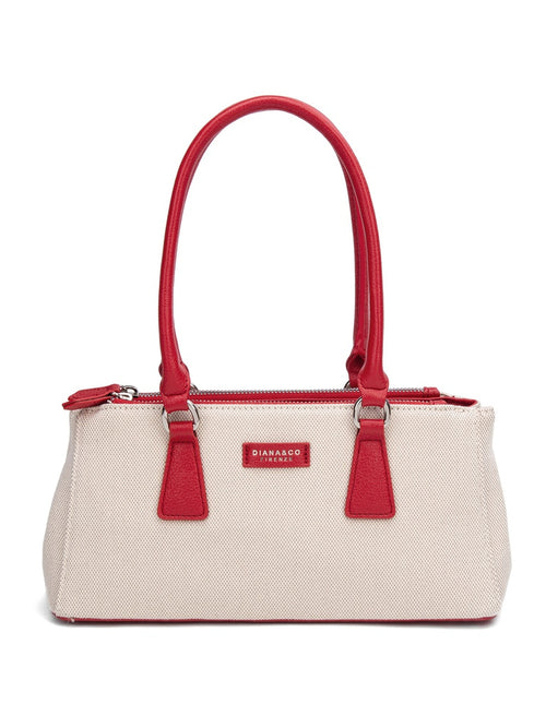Women's Handbag - Valenza Plus Model - Polyester/Polyurethane