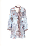 Women's Cornflower Dress - Polyester - Made in Italy - Casual