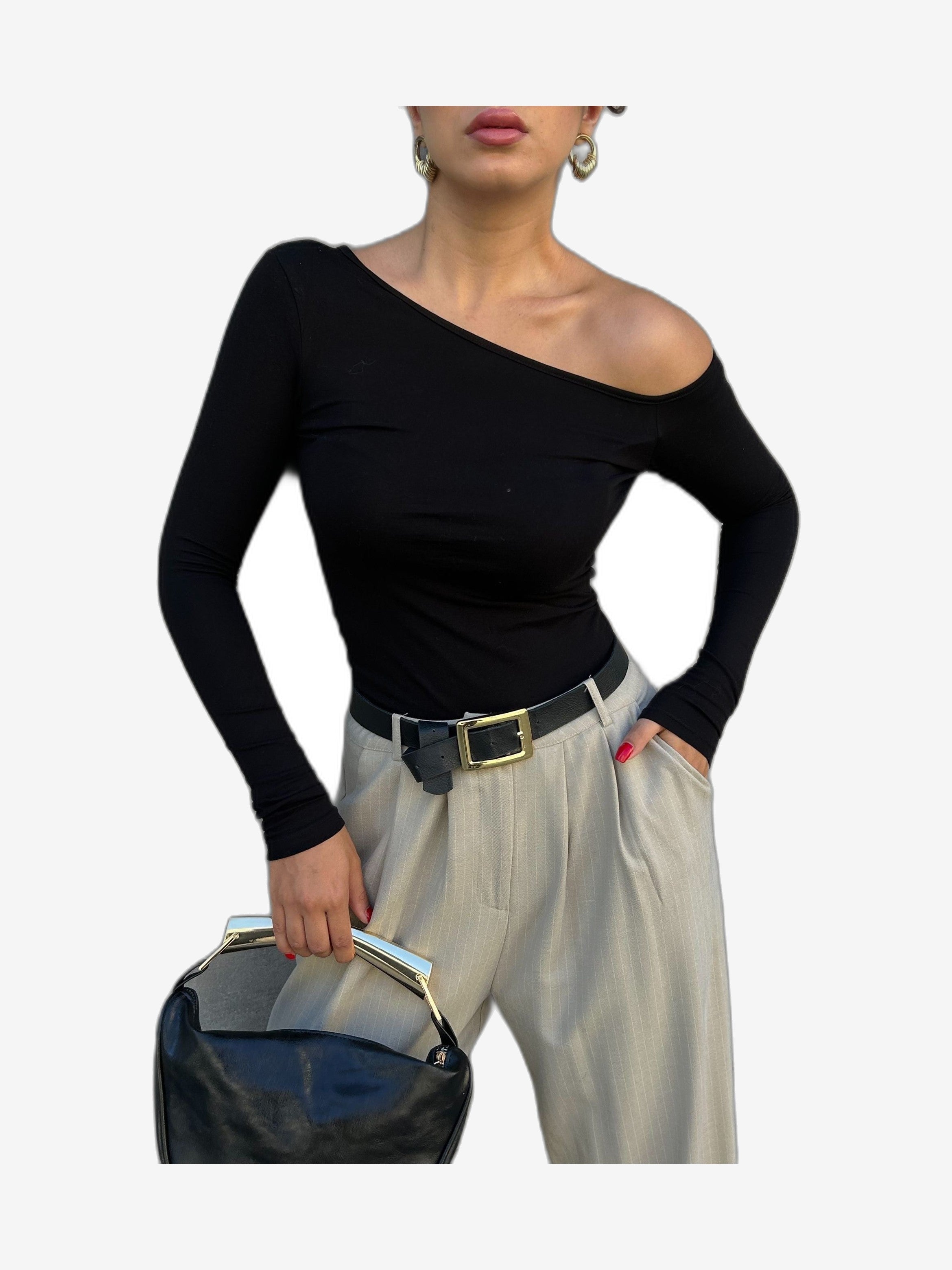 LONCA Damen-Pullover Schwarz