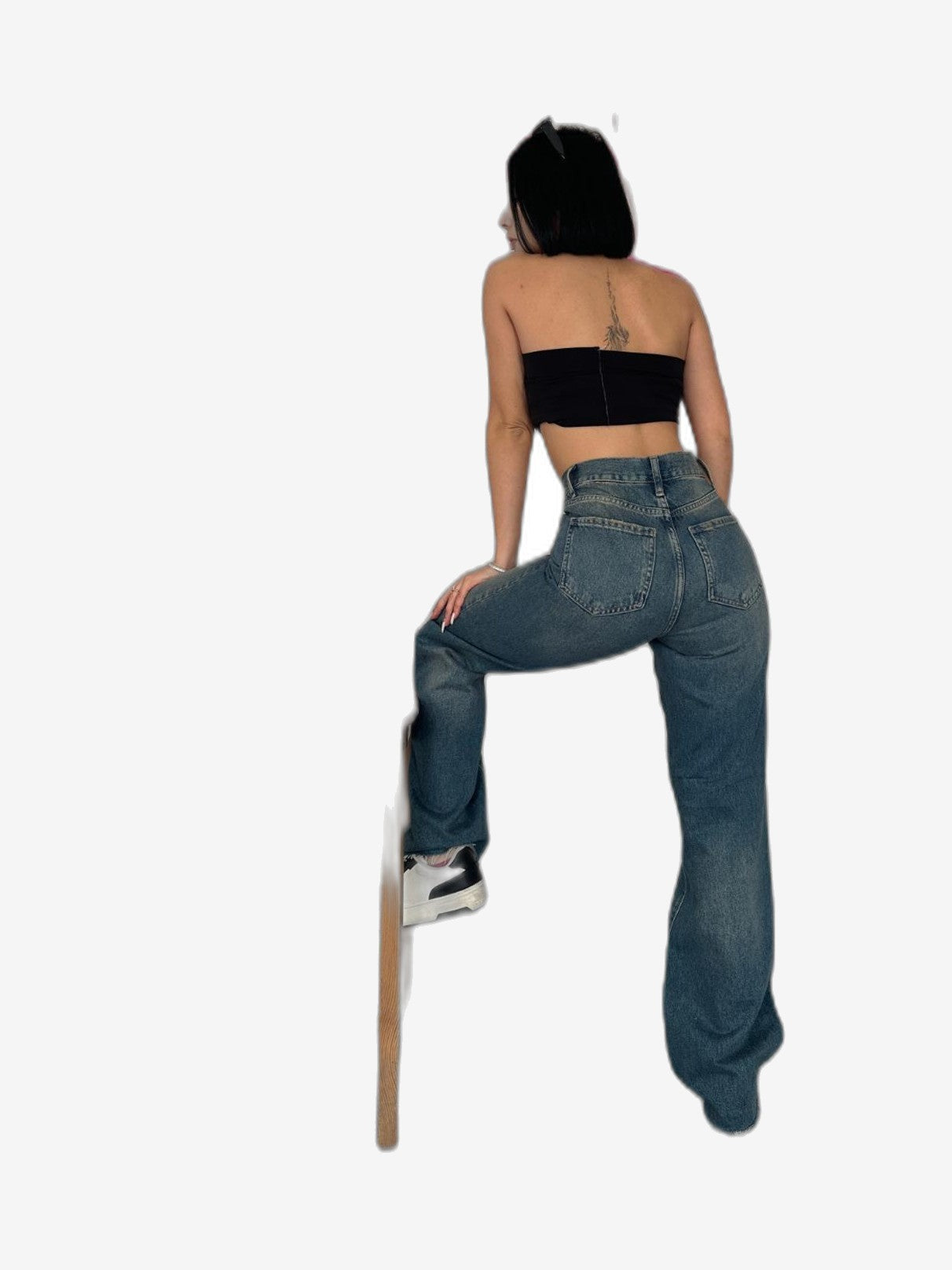 LONCA Jeans Damen Blau