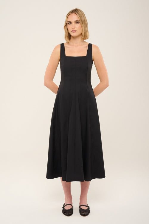 Woman's Celeste Lux Dress - Made in Italy - Cotton & Elastane