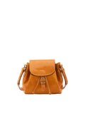Women's Bucket Bag - False Design - Genuine Leather