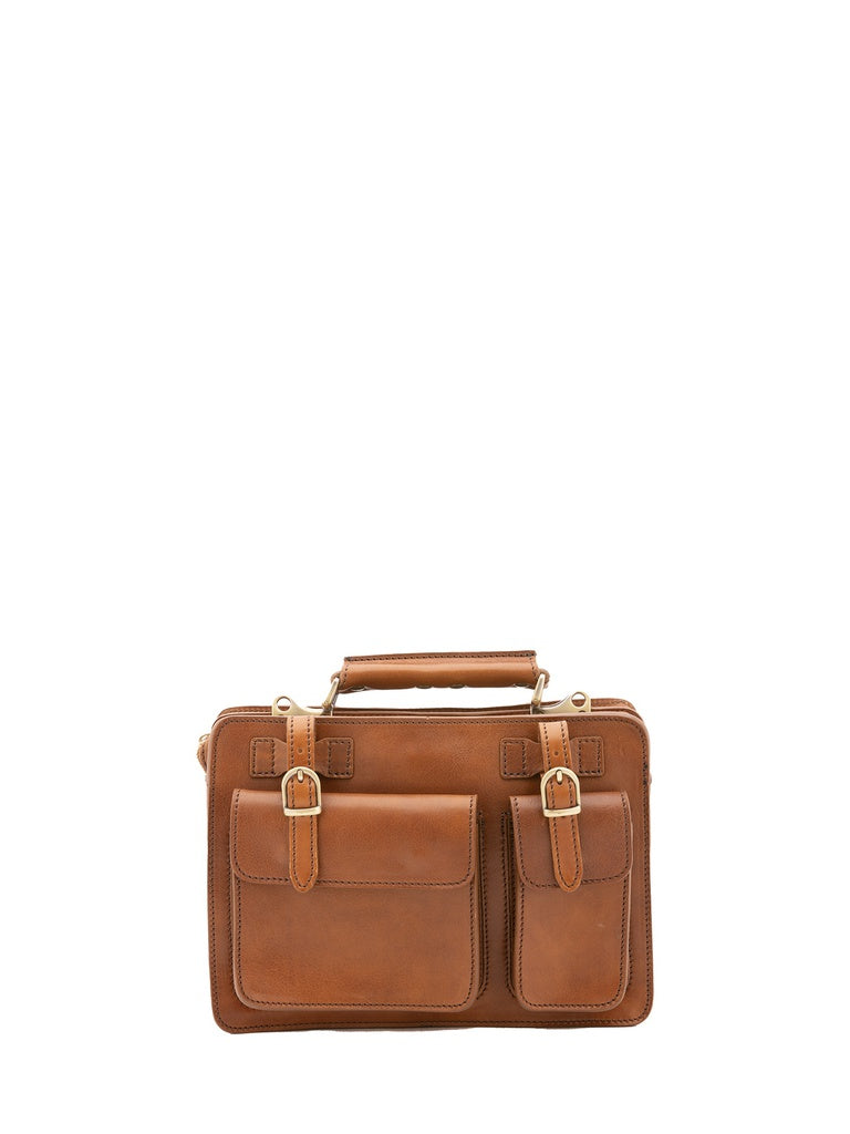 Genuine Leather Unisex Handbag - False Model - Made in Italy