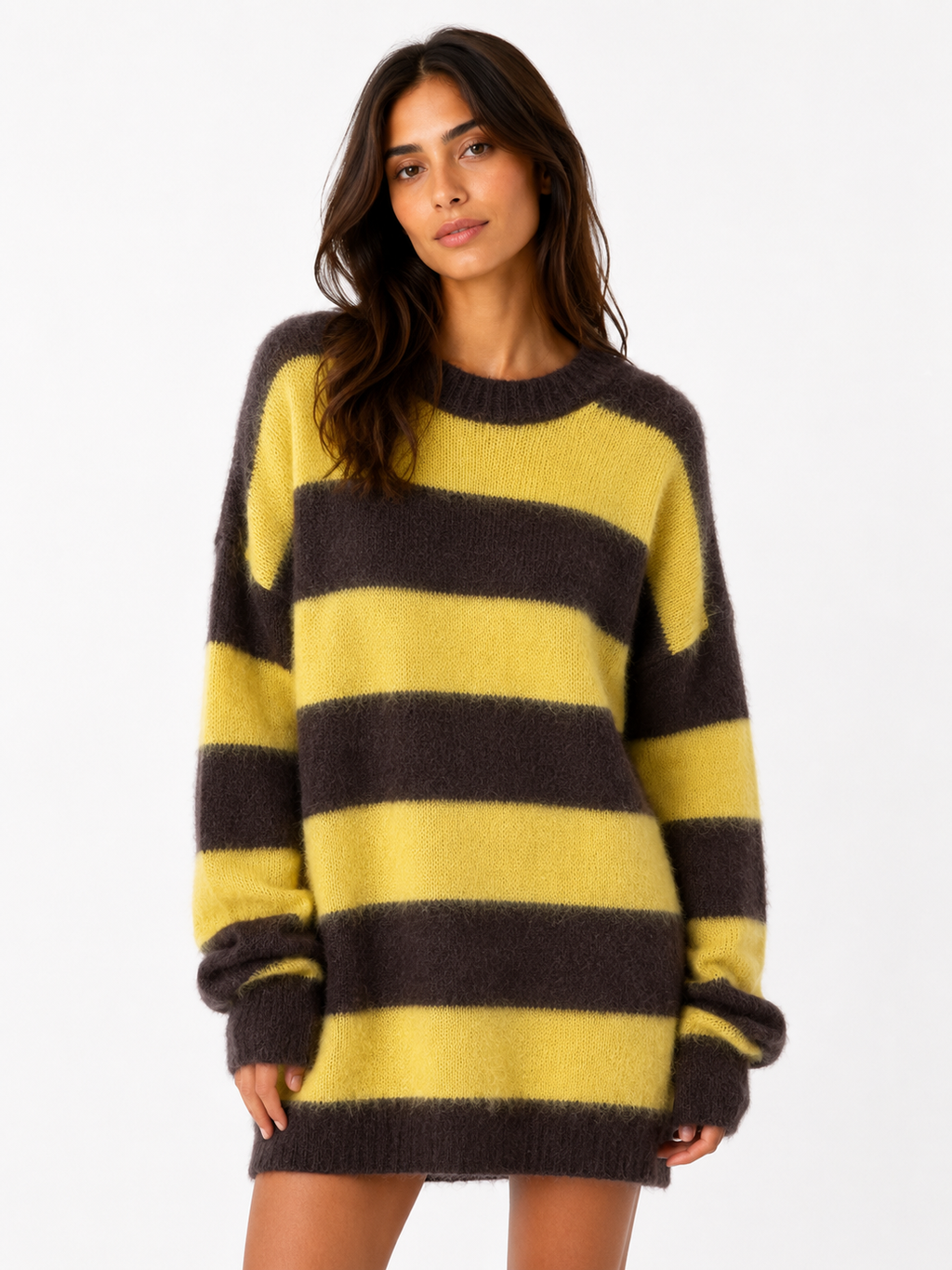 Vestiti vicolo Donna Marrone/Giallo