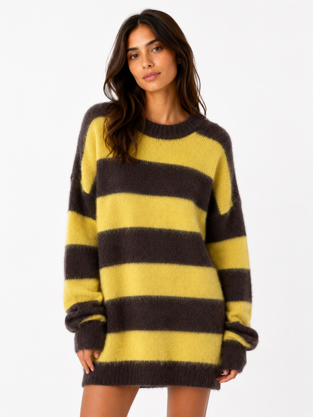 Vestiti vicolo Donna Marrone/Giallo