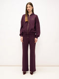 Women's Lavender Pants - Made in Italy - Viscose, Polyester, Spandex