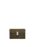 Women's Shoulder Bag - Made in Italy - Celeste Prime - Suede Leather