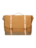 Handbag - Unisex - Minerva Model - Canvas & Leather