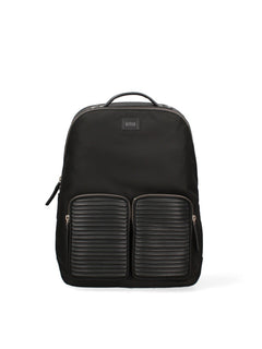 Men's Genuine Leather Backpack - Silvano Plus Model