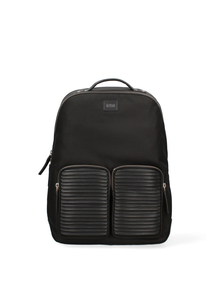 Men's Genuine Leather Backpack - Silvano Plus Model