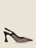 Women's Heel Shoe - Silvana Plus Model - Leather